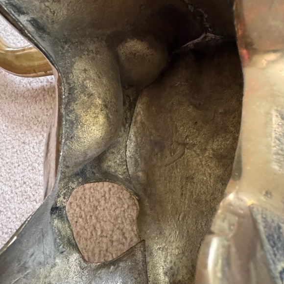 VTG. MCM Solid Brass Bull Wall Mount Art Horns Western 29” - Picture 5 of 8